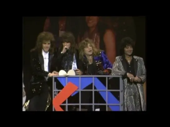 AMA Best Acceptances 1988 Pop Rock Group Bon Jovi