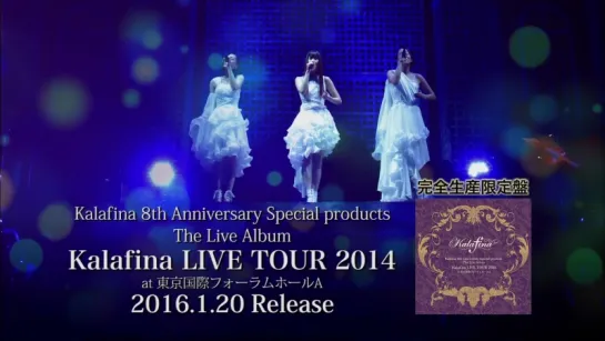 8th Anniversary Special products The Live Album「Kalafina LIVE TOUR 2014」TVCM