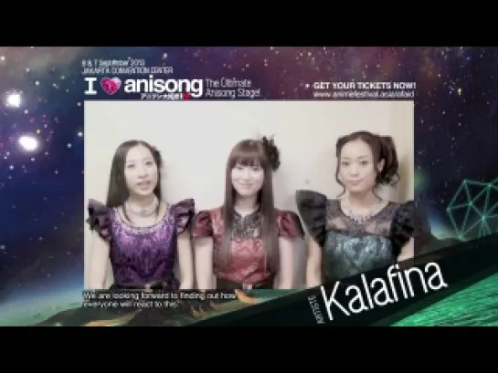 Kalafina Message Video : AFAID 13 I Love Anisong