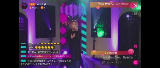 【Hikaru】Survivor Escape Live Version『MiX MUSiC』vol.8 [2023.03.13]