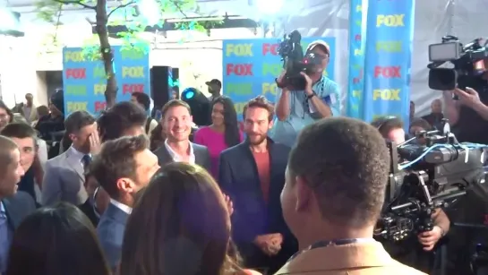 2014 Fox Fanfront intro with the stars of the network