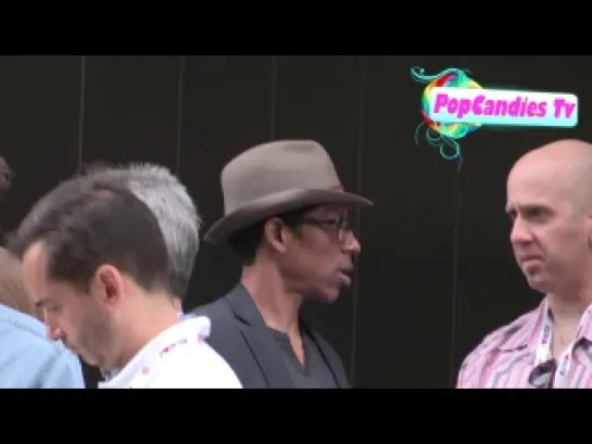 Orlando Jones & Tom Mison exit 2013 Comic Con in SD