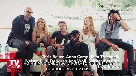 На яхте журнала «TV Guide» 25.07.14 [RUS SUB]