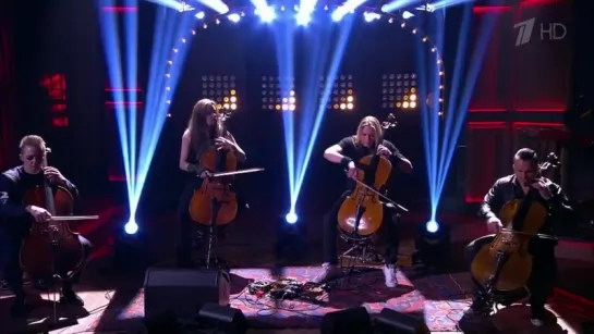 Вечерний Ургант. Apocalyptica – «Enter Sandman» (06.04.2018)