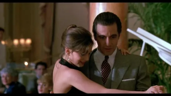 Запах женщины  Scent of a Woman, 1992  Знаменитое танго  Por una cabeza  в исполнении Аль Пачино и Габриэль Анвар.