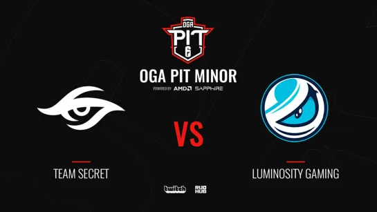 Team Secret vs Luminosity Gaming - OGA Pit Minor Season 3 - map1 [Faster & Vespertus]