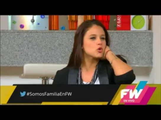 Barbie Vélez y Oli Viggiano на FansWorld TV