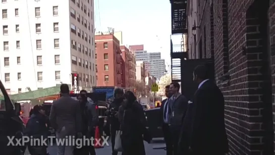 Babymetal arriving to the Late Show with Stephen Colbert