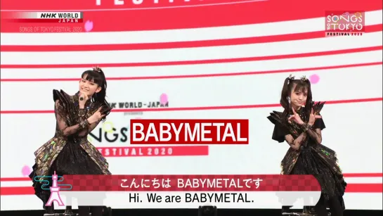 [TV] BABYMETAL - SONGS OF TOKYO Festival 2020 (NHK World ver. 24.10.2020)