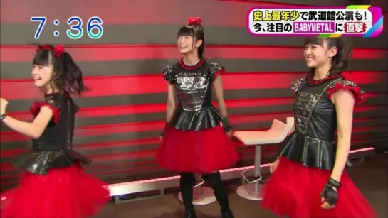 [TV] BABYMETAL - GOOD! MORNING (TV ASAHI) - 2015.10.14