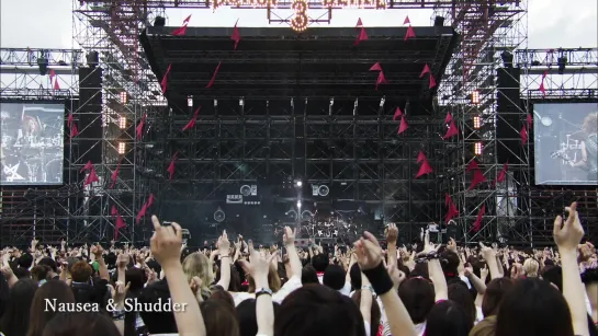 GazettE 15th Anniversary Special Live BURST INTO A BLAZE 3 (WOWOW Live 2017.08.19) HD - Intro and Nausea & Shudder