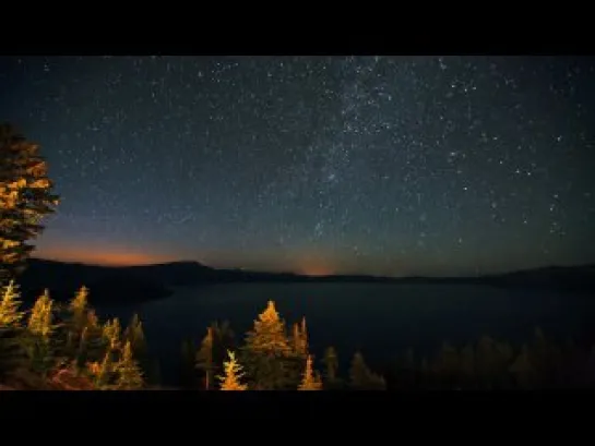 Crater Lake: Day to Night - Time Lapse