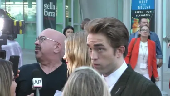 Robert Pattinson outside the Damsel Premiere at ArcLight Theatre in Hollywood