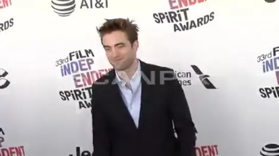 Robert Pattinson arrives at 2018 Film Independent Spirit Awards