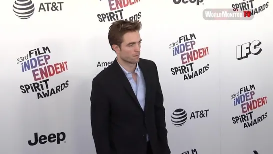 Robert Pattinson arrives at 2018 Film Independent Spirit Awards