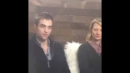 Robert Pattinson, Mia Wasikowska,  the Zellner Bros poses at the Sundance Film Festival