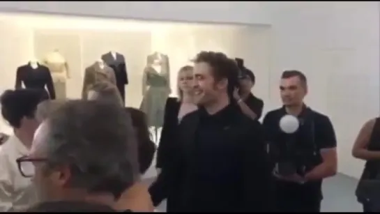 Robert Pattinson at Dior Exhibit