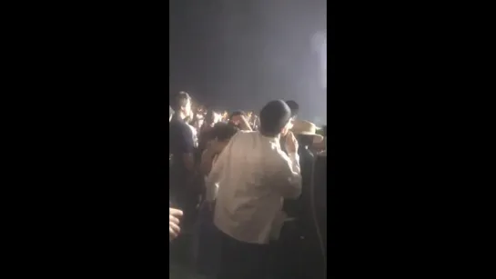 Robert Pattinson - Drake concert in Coachella 2015 (HD)