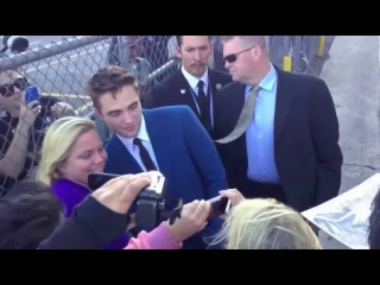 Robert Pattinson At Jimmy Kimmel Live! In Hollywood