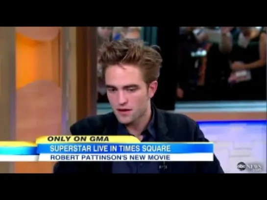 Роберт на "Good Morning America" 15.08.2012