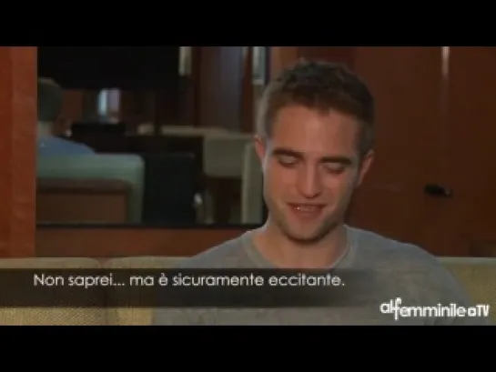 New on set interview of Robert Pattinson talking about 'Maps To The Stars'