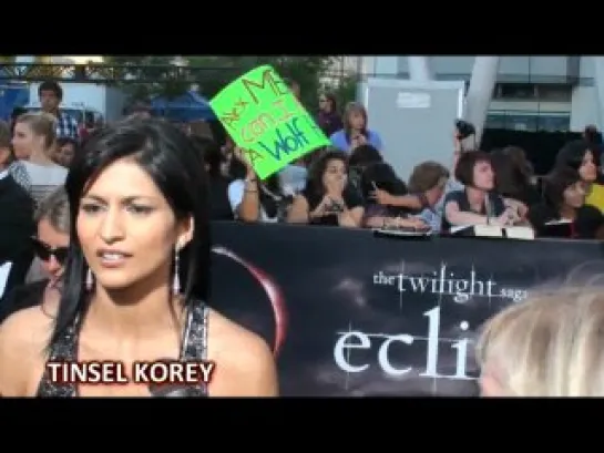 Bronson Pelletier and Tinsel Korey at 'The Twilight Saga: Eclipse' premiere