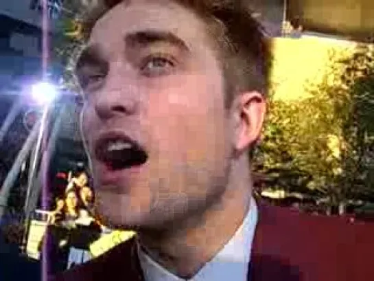 Robert Pattinson at Eclipse premiere