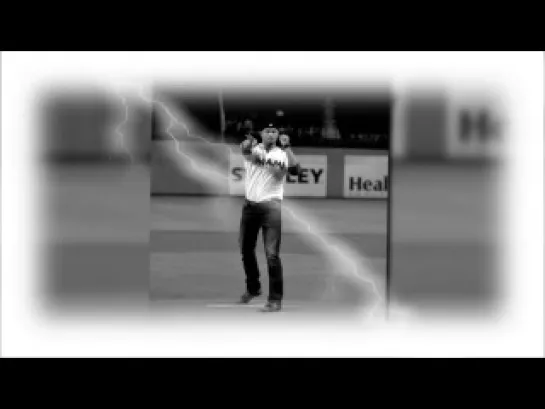 SNTV - Kellan Lutz Throws Out First Pitch at Marlins Game