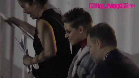 Kristen Stewart Is Congratulated On Her New Butch Haircut At The American Cinematheque Awards