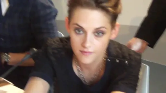 Kristen Stewart in Venice for Equals signing autographs for fans and greets!