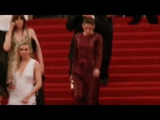 Kristen Stewart leaving the Met Gala - May 6, 2013