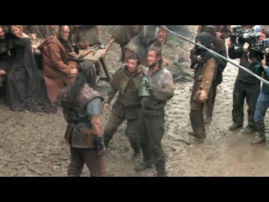 Snow White And The Huntsman. On the Set The Drunken Huntsman