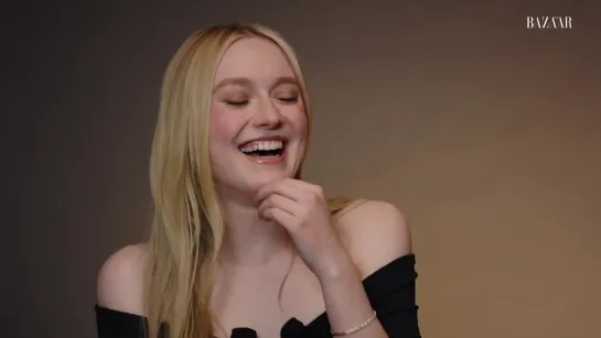 Dakota Fanning  Andrew Scott Quiz Each Other on Their Careers _ All About Me _ Harper s BAZAAR