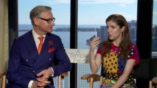 Interview with A Simple Favors Anna Kendrick and Director Paul Feig