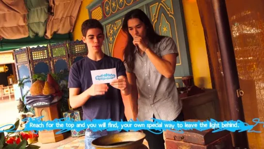 Booboo and Cameron from Disneys Descendants go on an EPIC SCAVENGER HUNT  WDW Best Day Ever