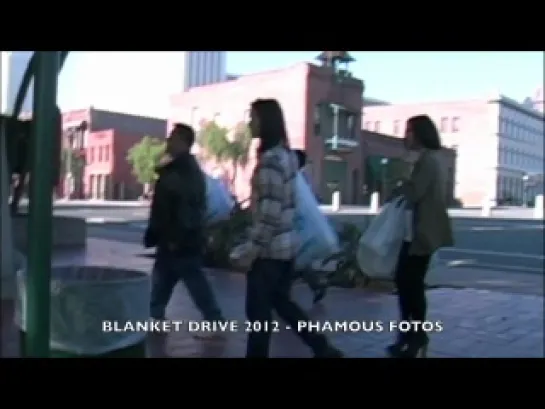 Blanket Drive 2012 - Booboo Stewart and Fivel Stewart pass out blankets - PHAMOUS FOTOS