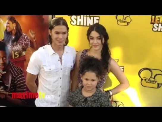 Booboo Stewart  Let It Shine Premiere Arrivals - Maximo TV Red Carpet Video