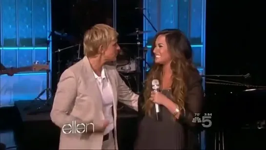 Demi Lovato - Skyscraper (Live at Ellen Degeneres Show)