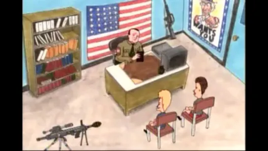 Бивис и Батхед Баттхед 2 сезон 10 серия _ Военный призыв _ Beavis and Butthead s