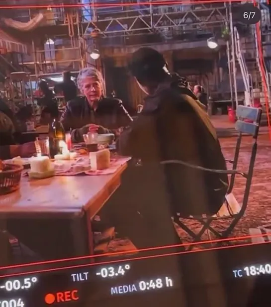 BEHIND THE SCENES FOOTAGE OF MELISSA MCBRIDE AS CAROL IN TheBookOfCarol