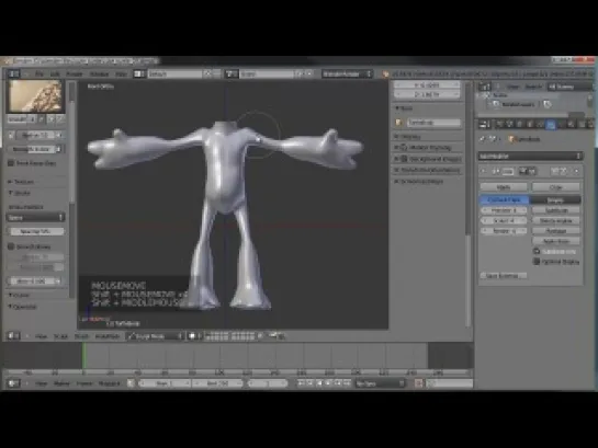 Создание маленькой мультяшной черепашки в Blender. Урок 3