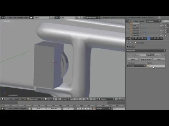 Моделирование автомата M4 в Blender. Урок 8