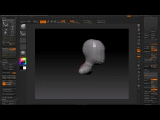 Знакомство с ZBrush. Урок 2 Создание простой модели