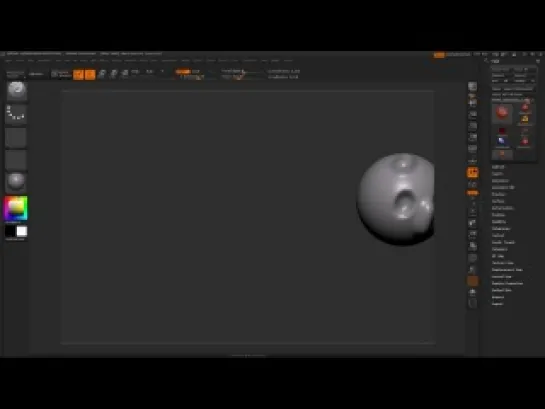 Знакомство с ZBrush. Урок 1 Интерфейс