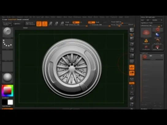 Hard Surface техники в ZBrush 4R5. Урок 11