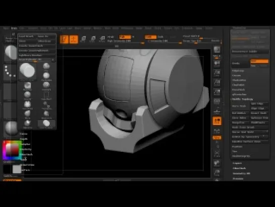 Hard Surface техники в ZBrush 4R5. Урок 8