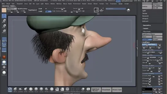 Урок по быстрому скульптингу мультяшной головы в ZBrush