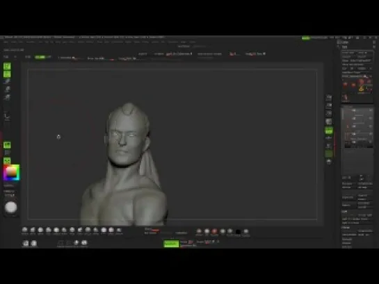 Использование манекенов для настройки поз и скульптинга в ZBrush. ч15