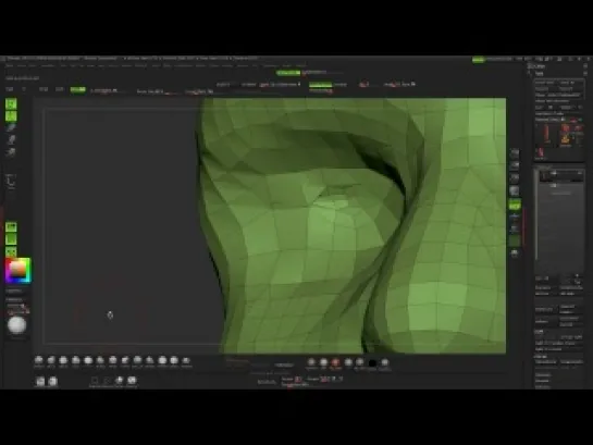 Использование манекенов для настройки поз и скульптинга в ZBrush. ч12
