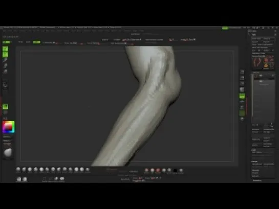 Использование манекенов для настройки поз и скульптинга в ZBrush. ч11